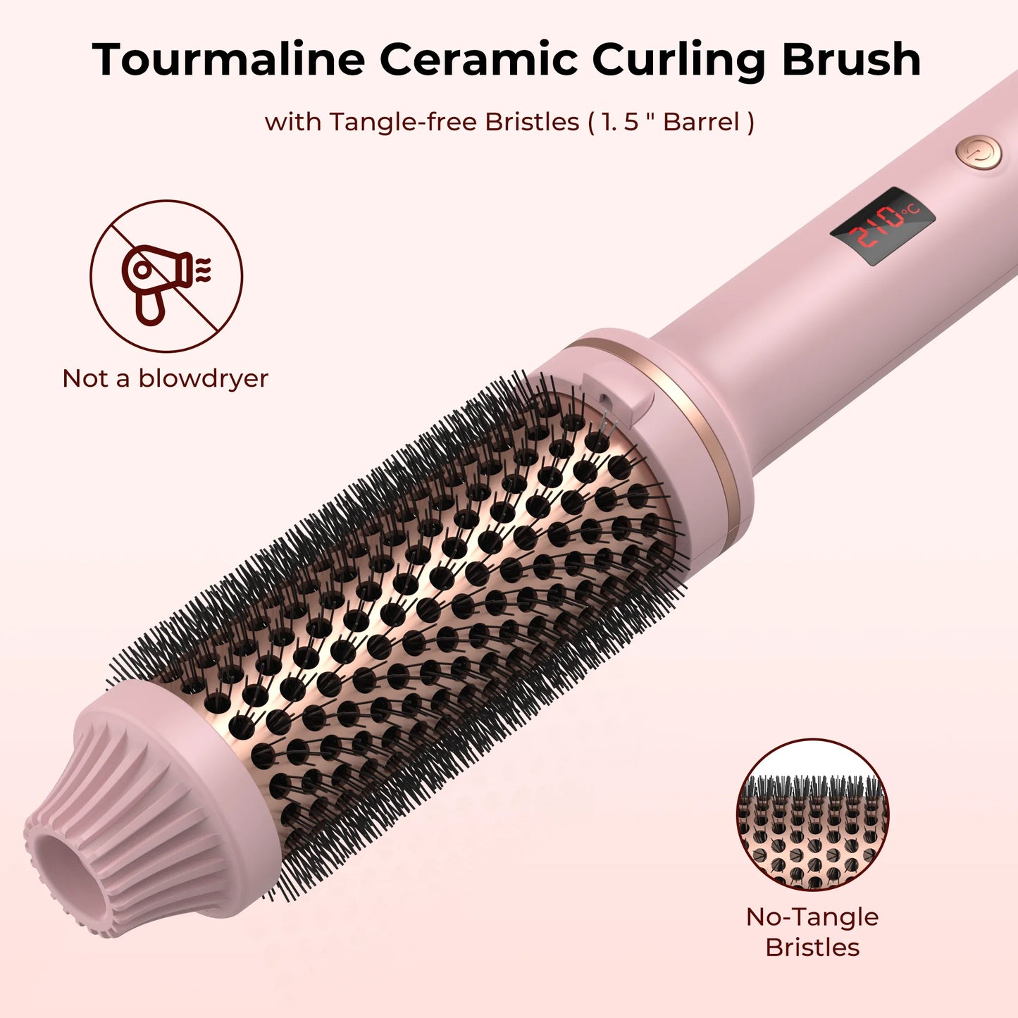 Curling Comfort Pro Heated Thermal Round Brush